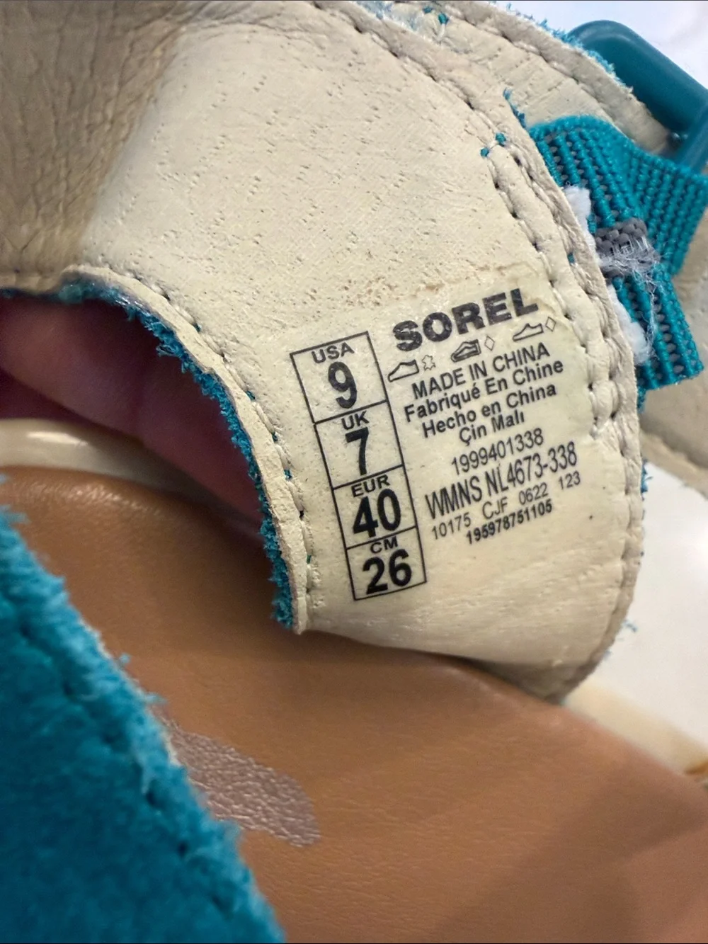 Sorel only worn